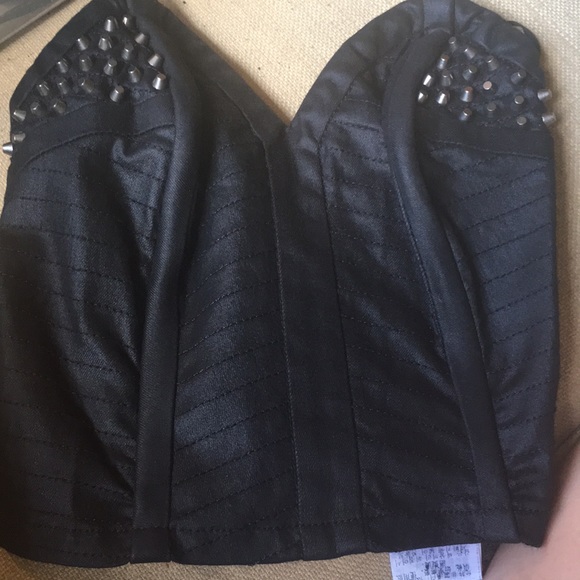 Guess Tops - Guess Crop Bustier Style Top